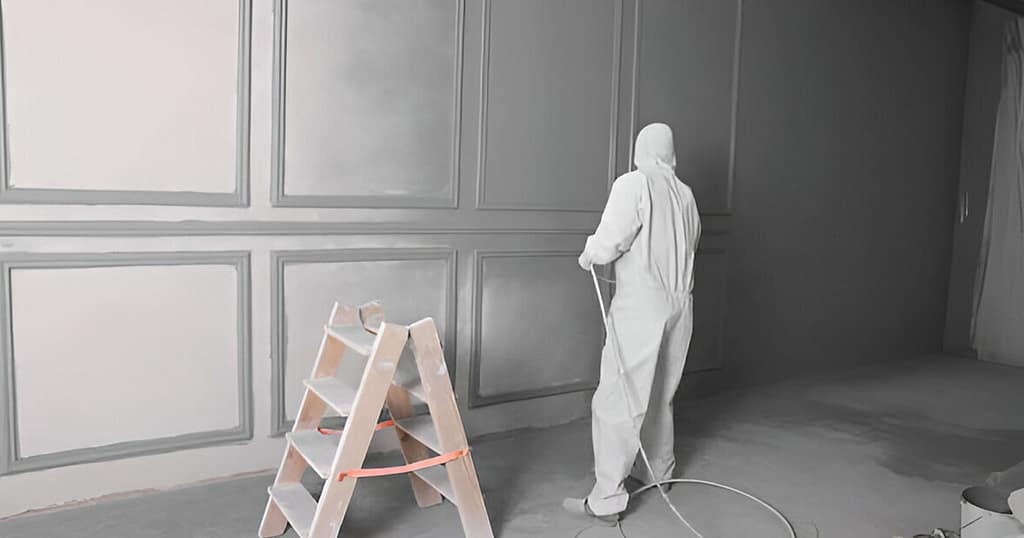 the painting process in east valley